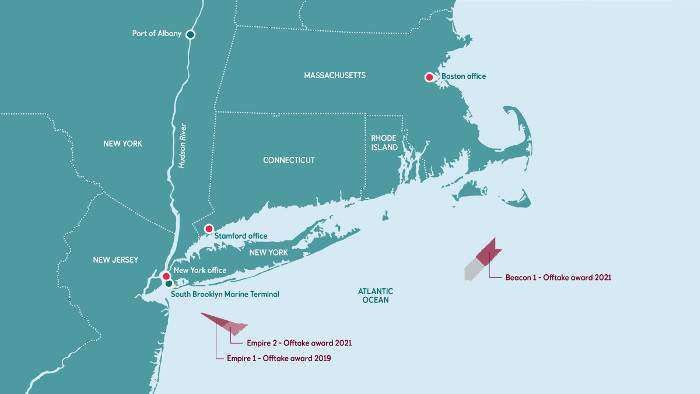 4C Offshore | Equinor and bp celebrate milestone moment for New York projects