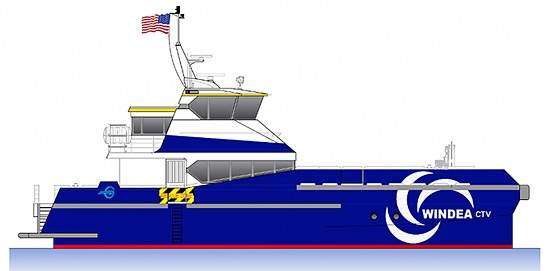 4C Offshore | WINDEA CTV Begins Construction of three 30m hybrid ready CTVs