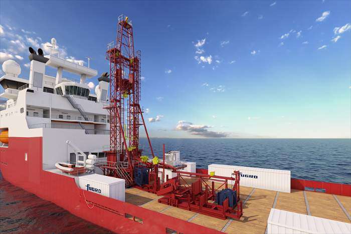 Fugro deploys geotech rig for Atlantic Shores project