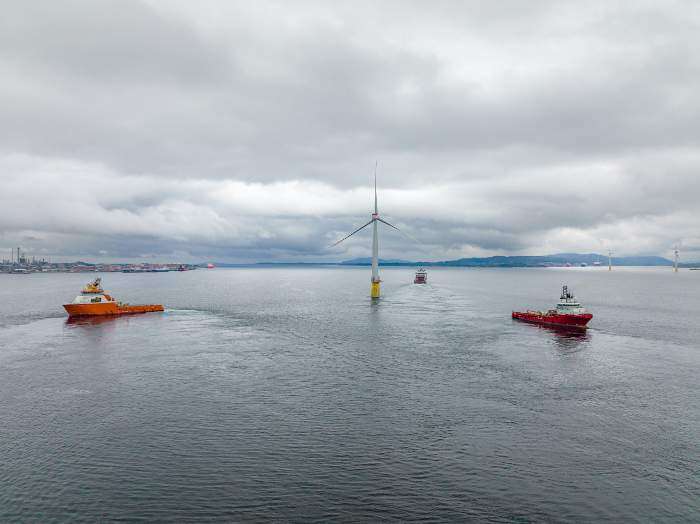 4C Offshore | First turbine arrives on Hywind Tampen site