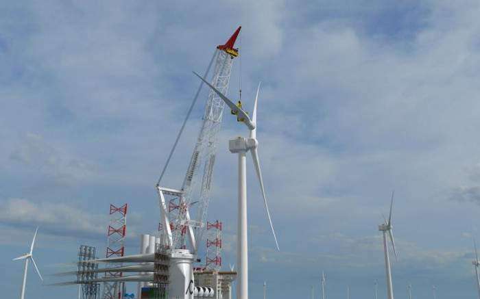 4C Offshore | Huisman to deliver crane for Cadeler's new build