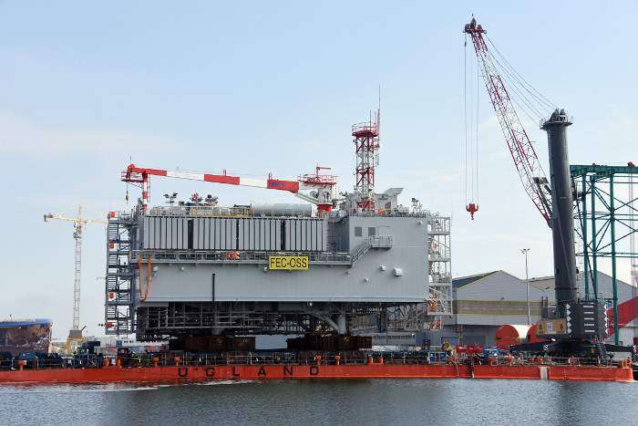 4C Offshore | Atlantique Offshore Energy, GE and SDI complete fabrication of Fécamp substation