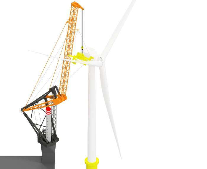 Tetrahedron to build crane prototype