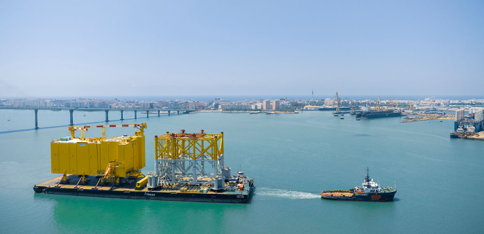 4C Offshore | TenneT’s 900 MW offshore platform DolWin kappa leaves shipyard