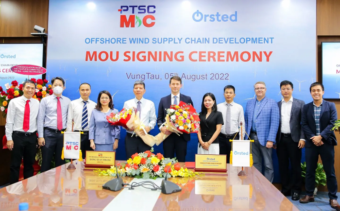 Ørsted and PTSC M&C ink MoU for offshore in Vietnam