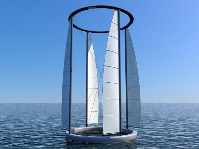American Offshore Energy unveils floating vertical-axis wind turbine