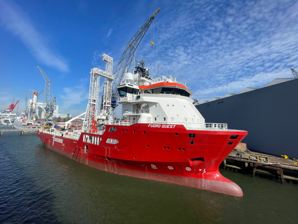 Fugro launches new geotechnical vessel