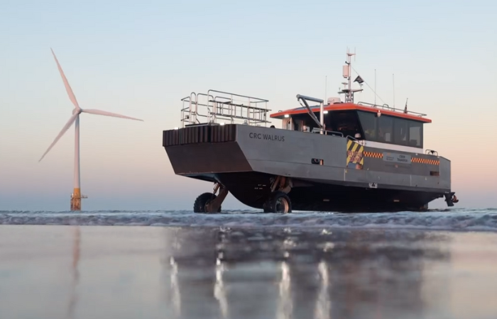 Amphibious vessel first look - 'CRC Walrus'