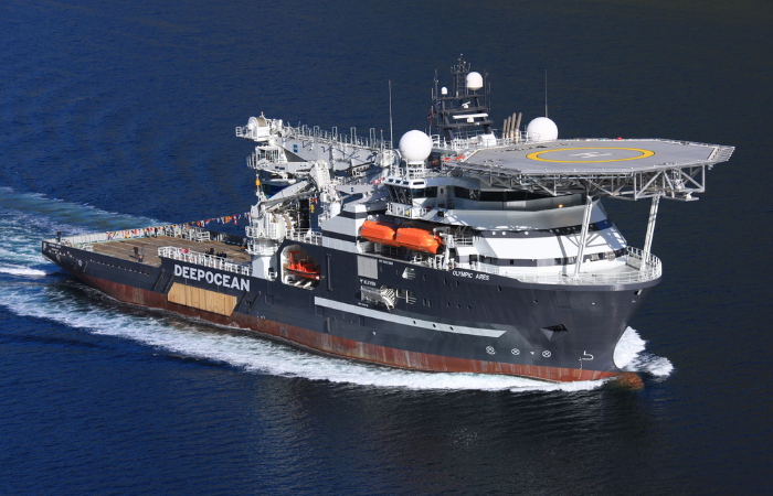 4C Offshore | DeepOcean charters it's Offshore Support Vessel
