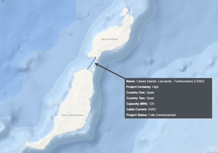 Sub-sea power cable Lanzarote-Fuerteventura enhances biodiversity
