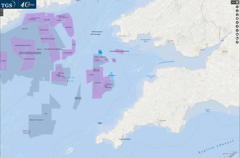 Potential leasing explored for first commercial-scale floating wind projects for Celtic Sea. | 4C Offshore