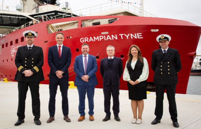North Star's Grampian Tyne vessel officially named