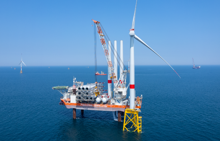 4C Offshore | Milestone achieved in Saint-Brieuc Offshore wind farm