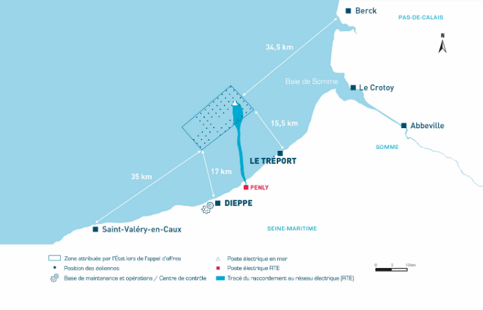 4C Offshore | Hellenic Cables will supply inter-array cables for the Eoliennes en mer Dieppe Le Tréport OWF