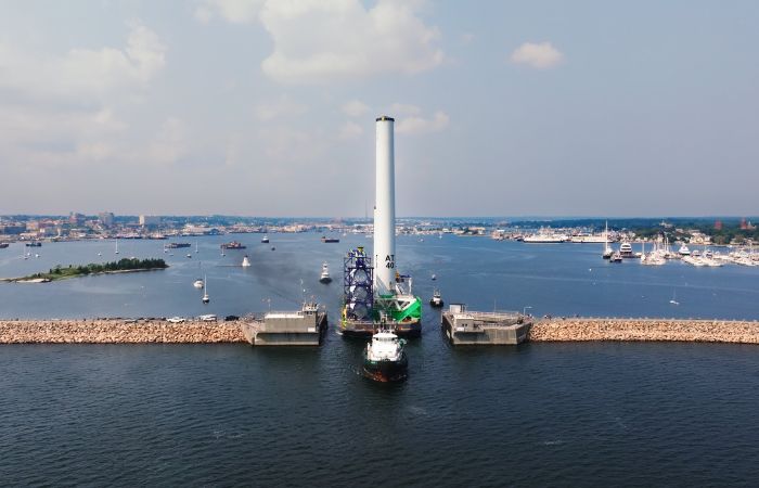 Turbine sets sail for Vineyard Wind project