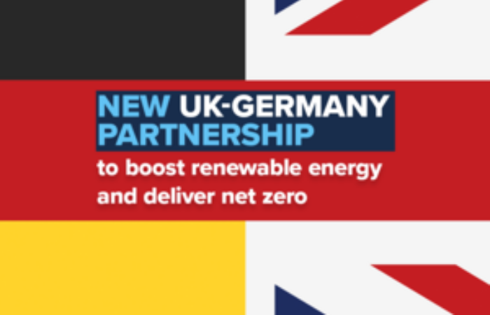 New UK-Germany partnership announced to boost Net Zero