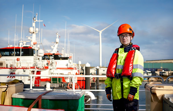 Apprentice to trailblazing technician at Suffolk windfarm