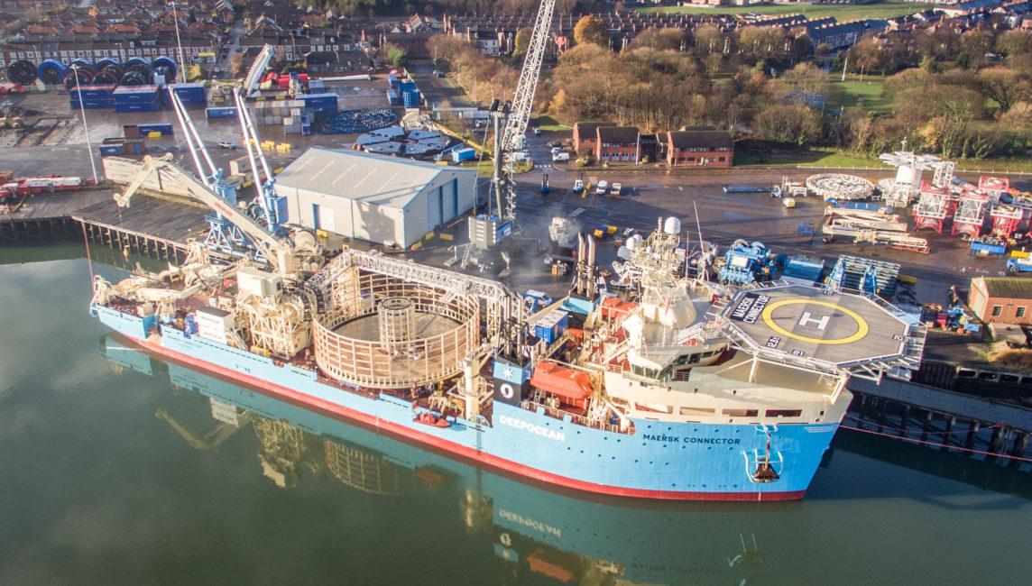 Maersk Connector Cable laying vessel 4C Offshore